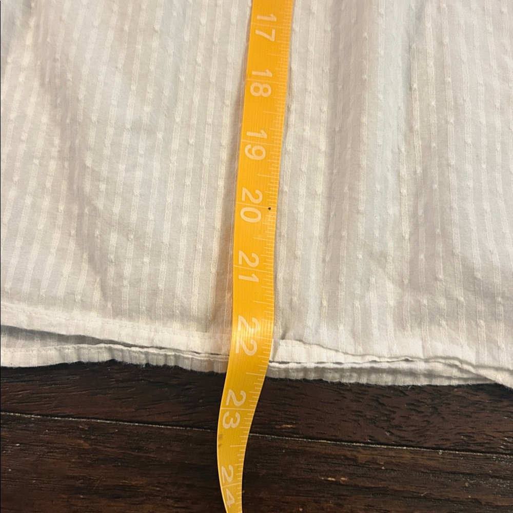 J. Crew White Cotton Peasant Top - Picture 9 of 9